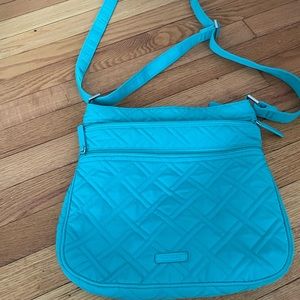 Blue Vera Bradley crossbody purse